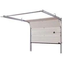 Sectional garage door detail